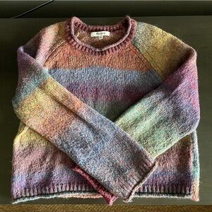 Madewell Multicolor Crew Neck Sweater